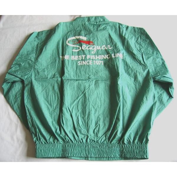 画像2: クレハ 　ウィンドブレーカー 　緑 　（ロゴ・白色） 　L  　(6)  　●×1　非売品 　！奥