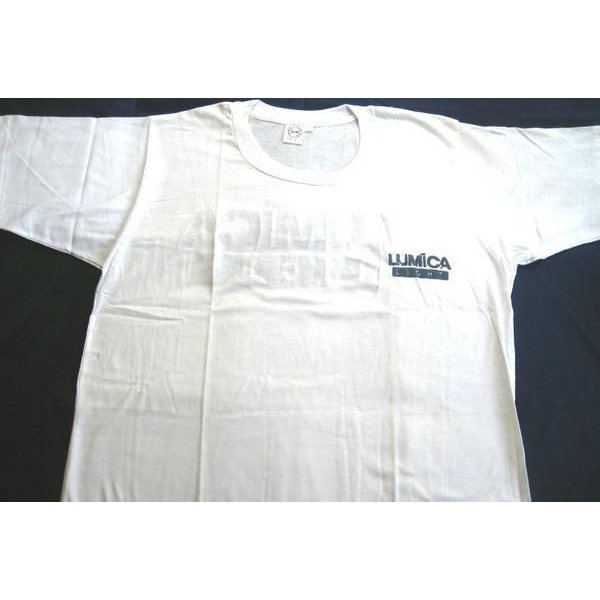 画像1: ルミカ 　Tシャツ 　白 　Lサイズ 　(3) 　≪ 非売品 ≫ 　※難あり 　在庫限り 　●×4
