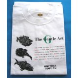 画像: ユニチカ 　Tシャツ 　白 　フリー 　3匹魚の絵柄 　(2) 　売値 ￥3480 　●×3 　非売品